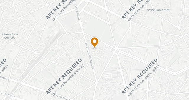 Map showing Le Cornichon