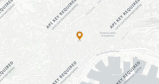 Map showing Palazzo Petrucci Pizzeria