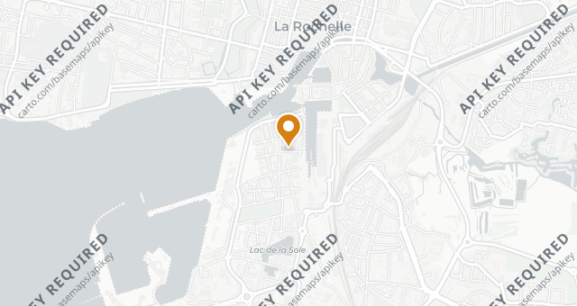 Map showing Le Café du Cerf