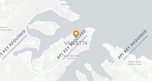 Map showing Aaron´s Kitchen