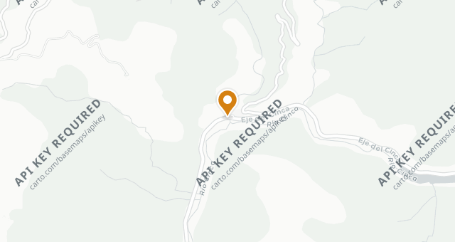 Map showing Casa Rubén