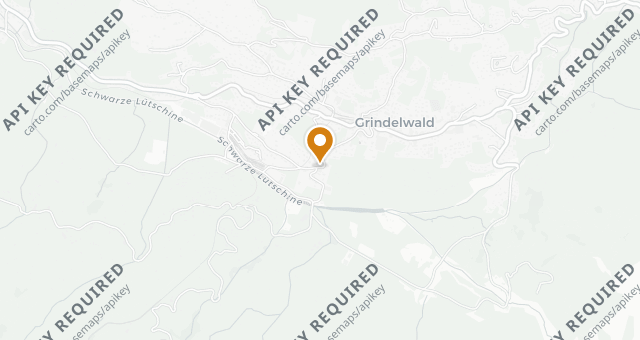 Map showing Boutique Hotel & Restaurant Glacier