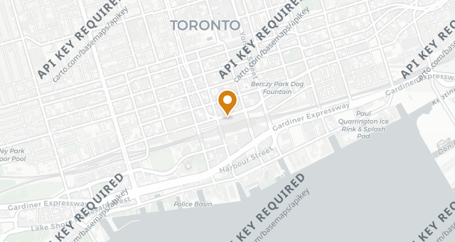 Map showing Blue Bovine Steak & Sushi House