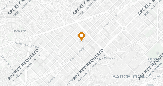 Map showing Compartir Barcelona