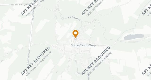 Map showing Le Prieuré Saint-Géry