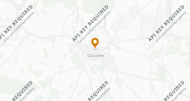 Map showing La Petite Maison de Cucuron