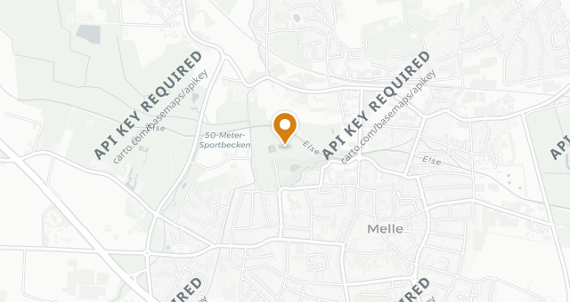 Map showing Heimathof Melle