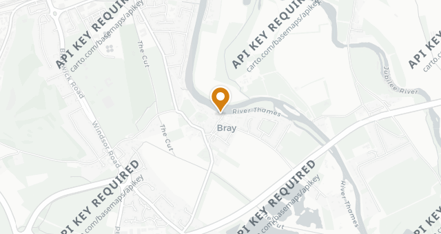 Map showing The Waterside Inn
