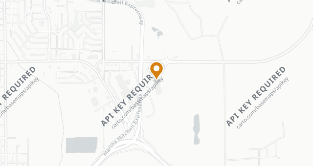 Map showing Red Oak Steakhouse