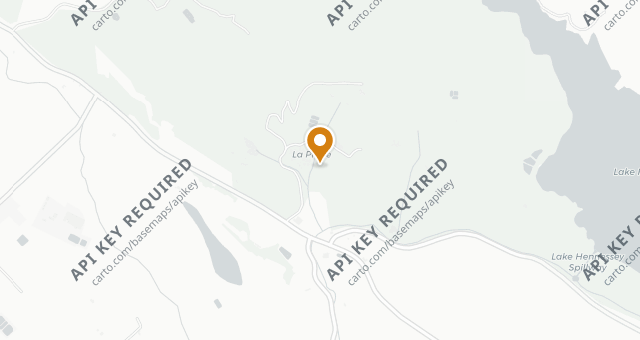 Map showing Auberge du Soleil