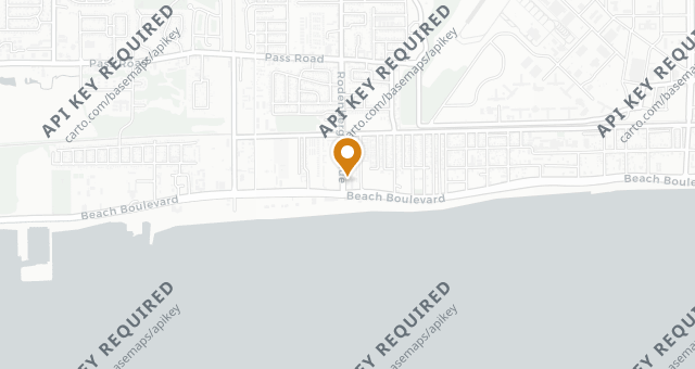 Map showing White Pillars Restaurant and Lounge
