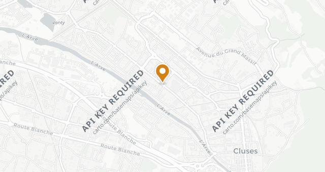 Map showing Restaurant Arve