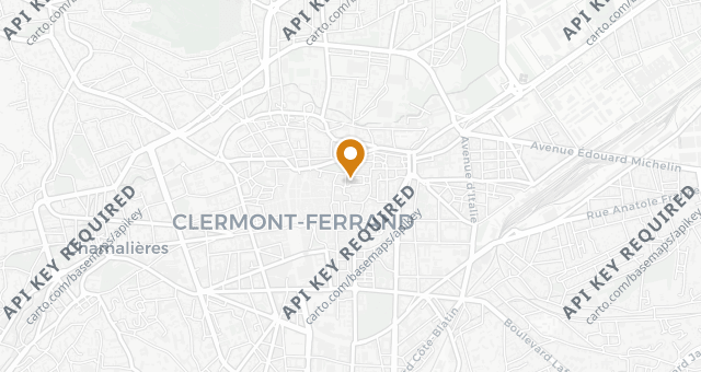Map showing Le Chardonnay
