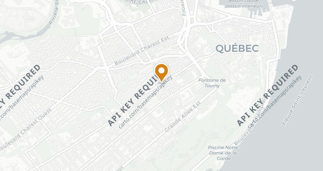 Map showing Buvette Scott