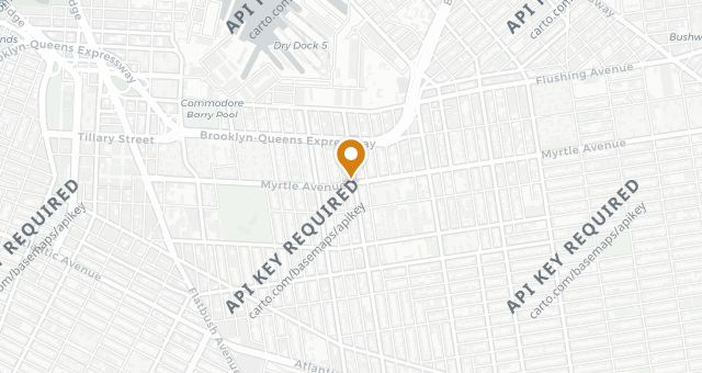 Map showing Osteria Brooklyn