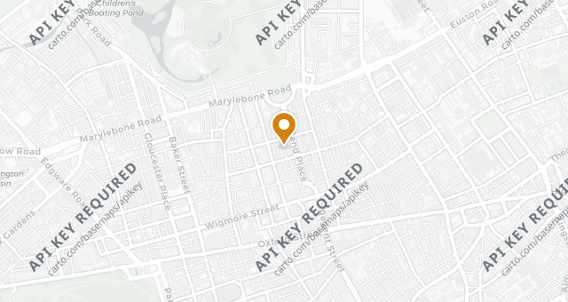 Map showing Liu Xiaomian Marylebone