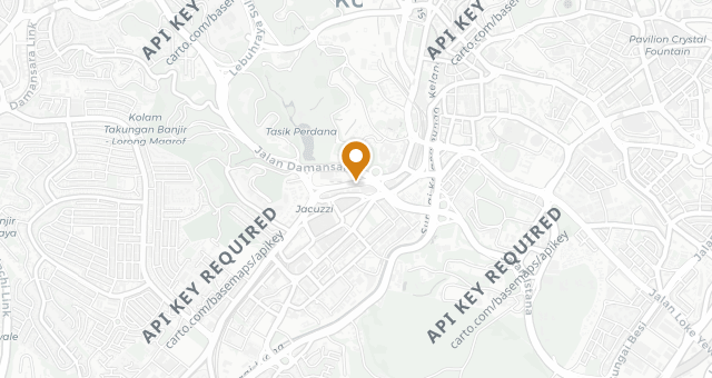Map showing The Brasserie