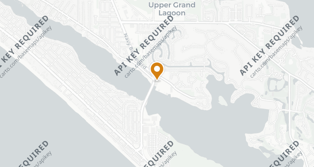 Map showing Capt. Anderson's Restaurant & Waterfront Market